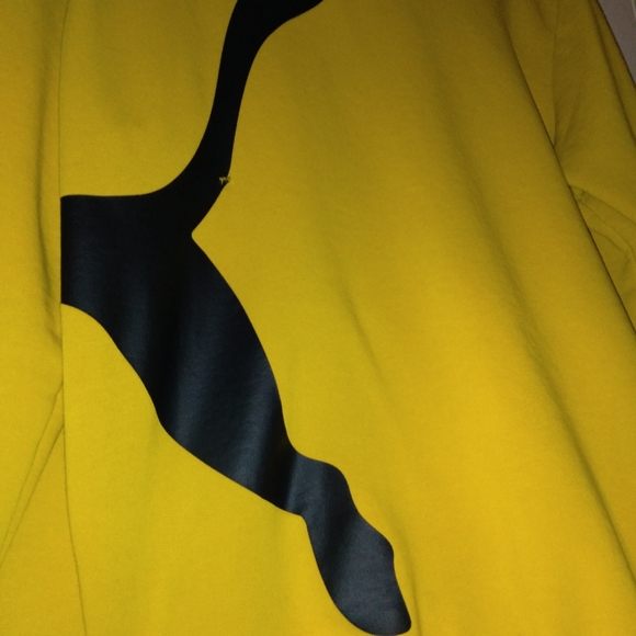 Puma Black & Yellow Hoodie - Picture 8 of 10
